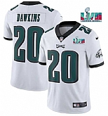 Men & Women & Youth Philadelphia Eagles #20 Brian Dawkins White Super Bowl LVII Patch Vapor Untouchable Limited Stitched Jersey,baseball caps,new era cap wholesale,wholesale hats